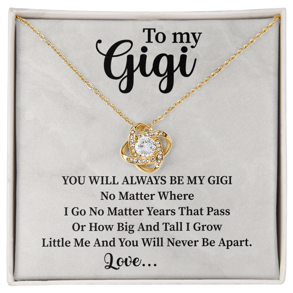 To my Gigi Love Knot Necklace - Beauty Belliss